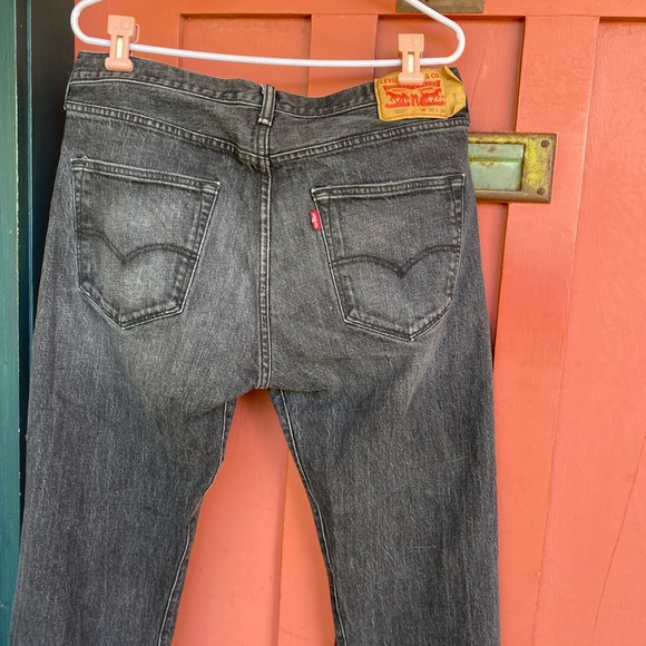 Levi’s black wash 501 jeans - Picture 4 of 6